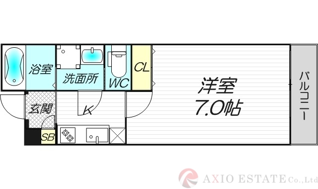 ラシャンス西中島南方の間取り