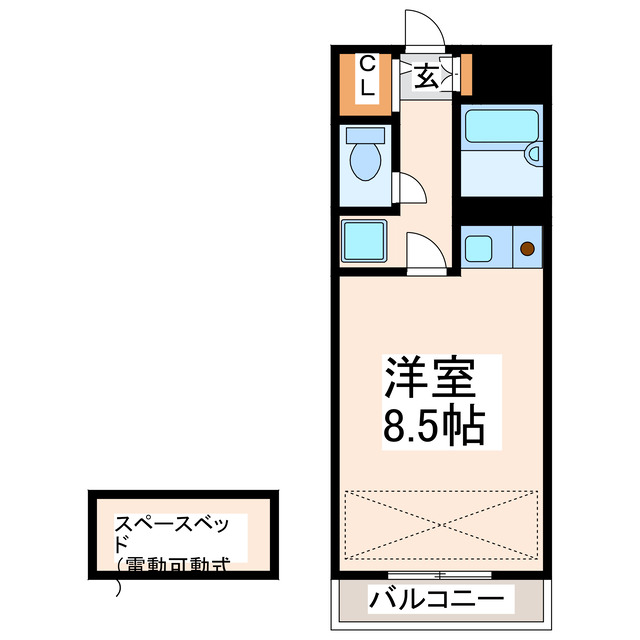 ライオンズマンション古城堀端公園第2の間取り