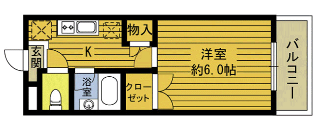 メゾン亀川の間取り