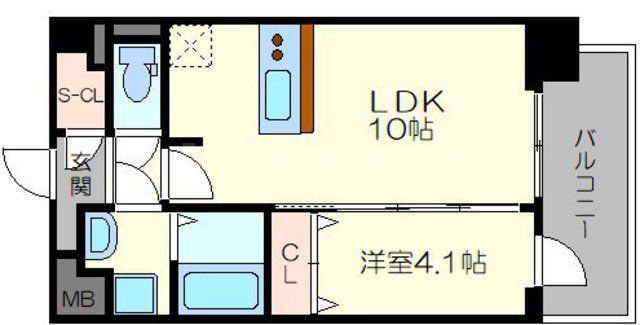 プレサンス新大阪イオリアの間取り