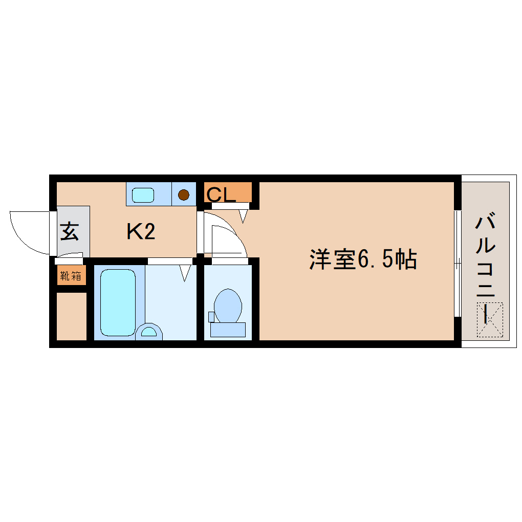 木津川市相楽のマンションの間取り