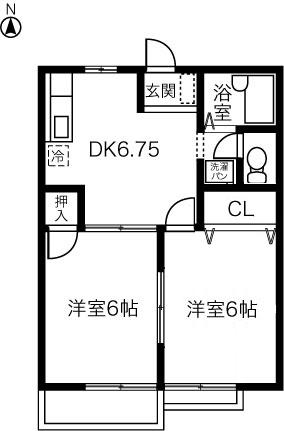 リベルテ雅の間取り