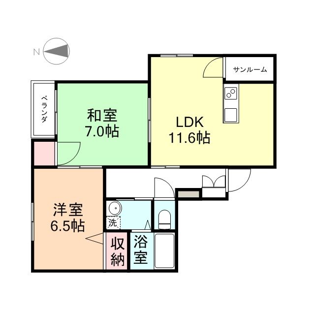 リブロいみずの間取り