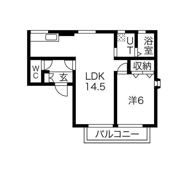 知多郡阿久比町大字阿久比のアパートの間取り