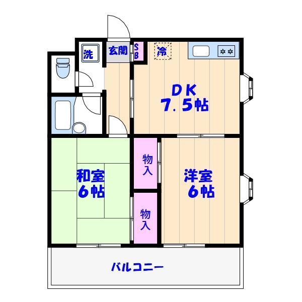 新潮通り一番館の間取り