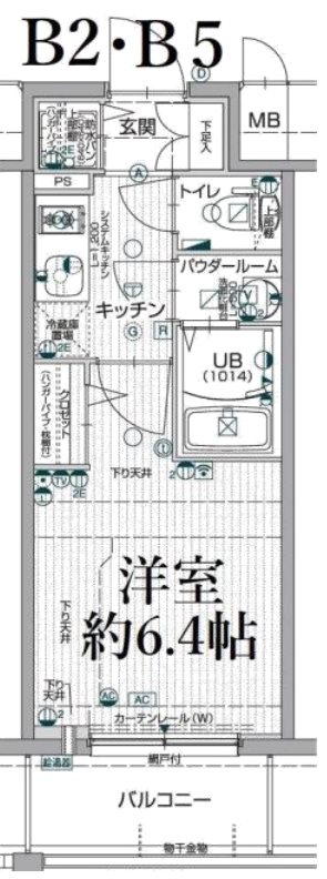 エスリード神戸兵庫駅アクアヴィラの間取り