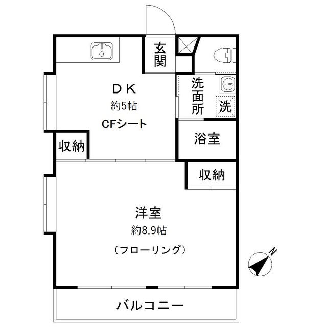 グランベル松陰の間取り