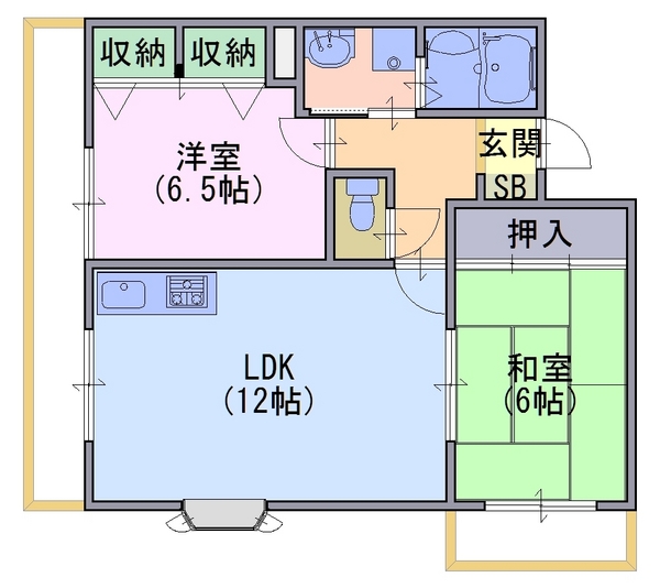 ソレーユYAMADAの間取り