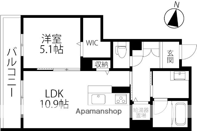 ファミーユ金沢八日市の間取り