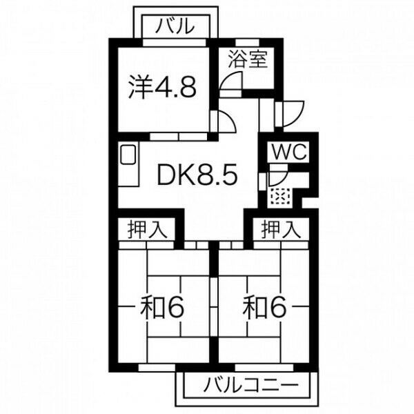 杉本ビルの間取り