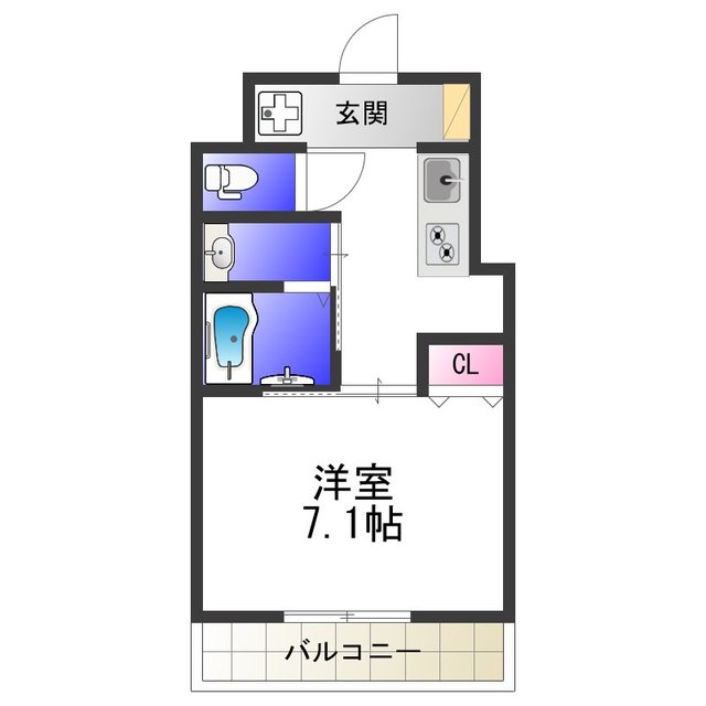 MAXIV大阪堺の間取り