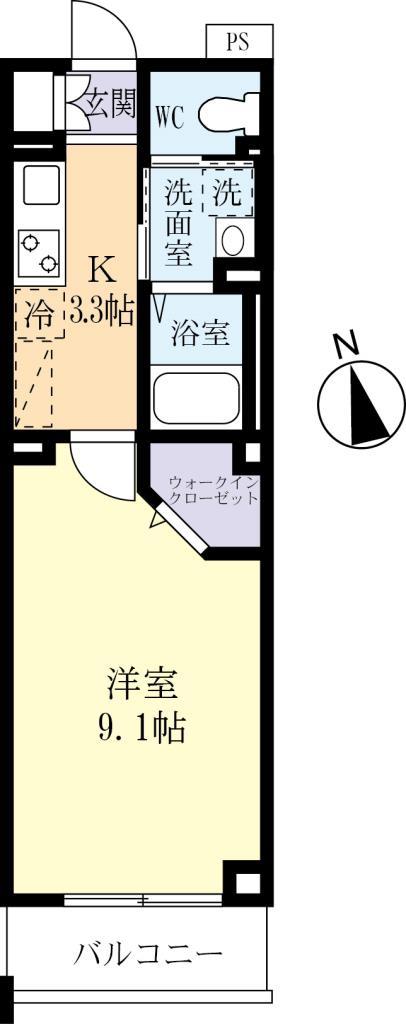 クレシア学園南の間取り