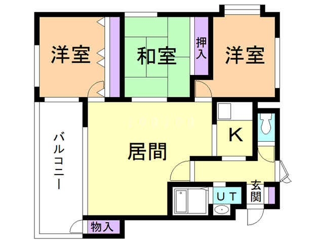 ライフシティ８８の間取り