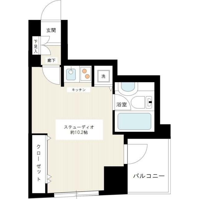 カスタリア新宿御苑の間取り