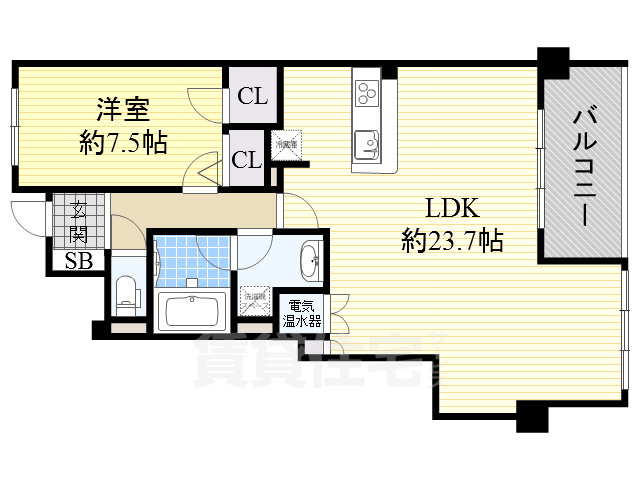 グレンパーク梅田北の間取り