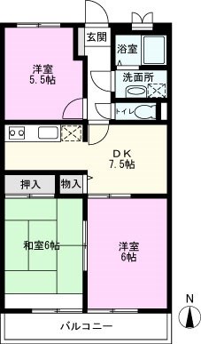 サンビレッジＮ＆Ａ　壱番館の間取り