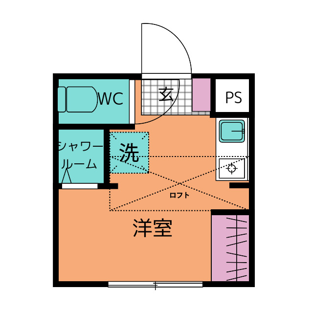 ＲＥＡＬＢＬＯＳＳＯＭIIの間取り