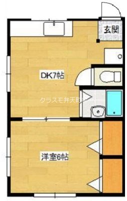 杣友マンションの間取り