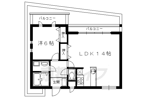 鳴滝ステージIの間取り