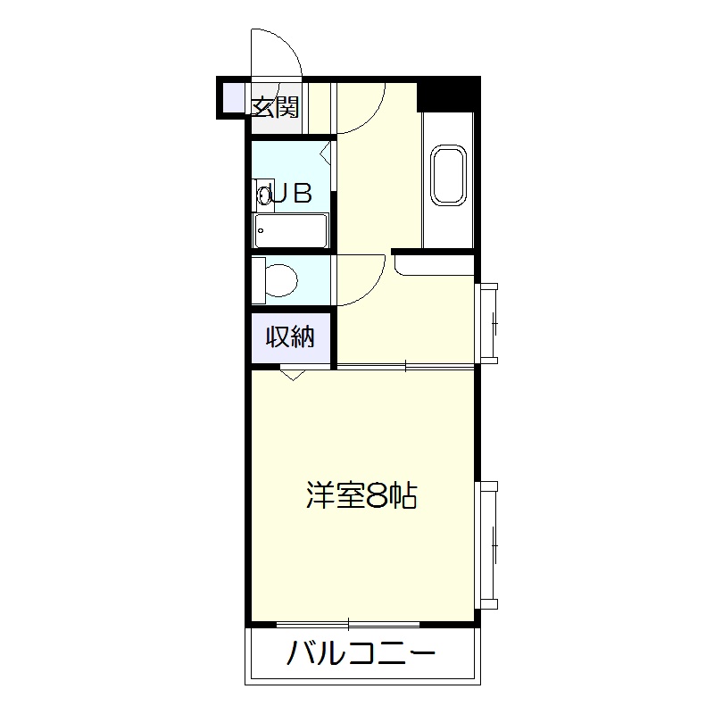 エクステンド武町　鹿児島市賃貸マンションの間取り