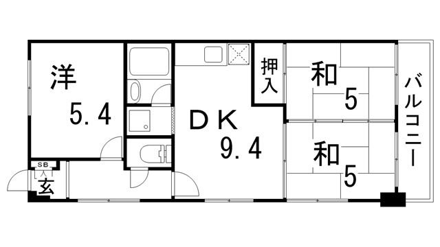 シャトー・ド須磨離宮の間取り