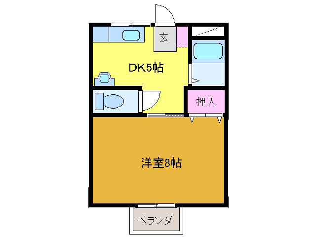 きららハイツの間取り