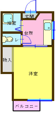 生野ハイツ２の間取り