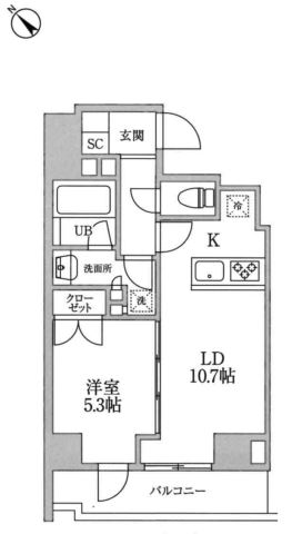 レジディア文京本郷IIIの間取り