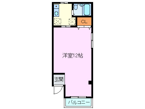 二日町ファミールマンションの間取り