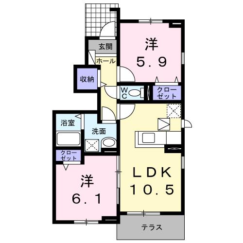 リベラIVの間取り