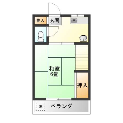 品川区旗の台のマンションの間取り