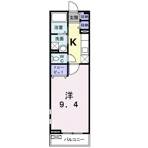 ブライト・パークサイド　IIの間取り