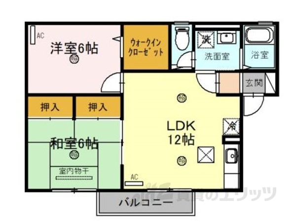 EAST NONAMI 六番館3の間取り