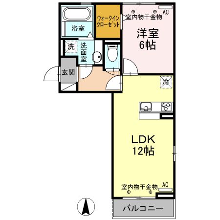 カーサフェリス　B棟の間取り