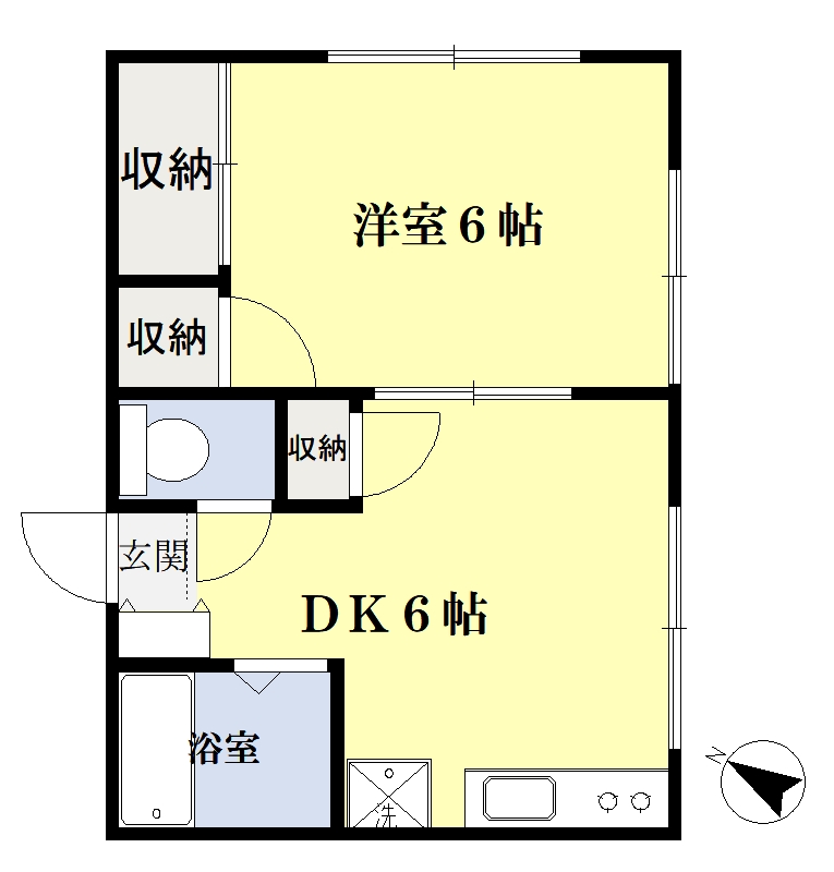 第一中野ハイツの間取り