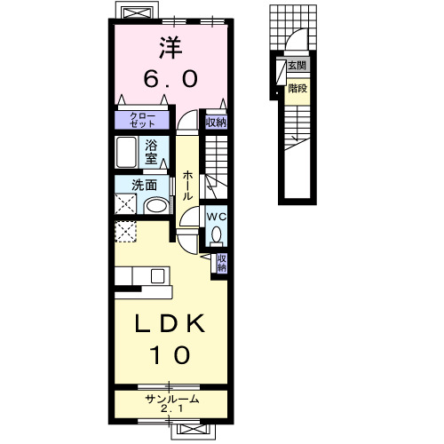 シュトラールの間取り