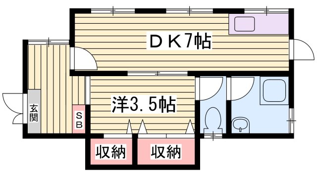 GRANPIA　COURT塩屋の間取り