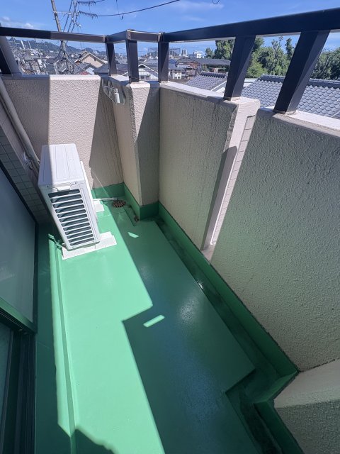 バルコニー　洗濯物もよく乾きそうです！