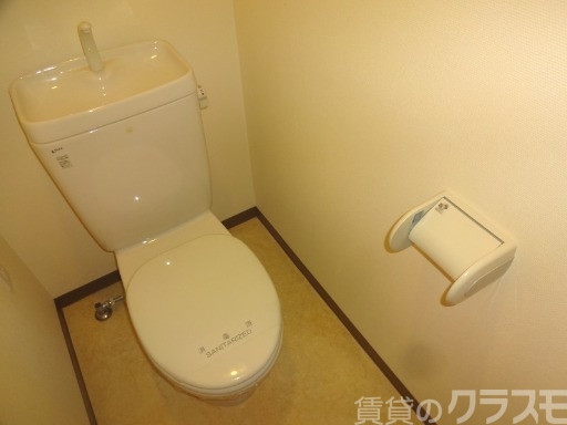 トイレ　お掃除ファイトです。