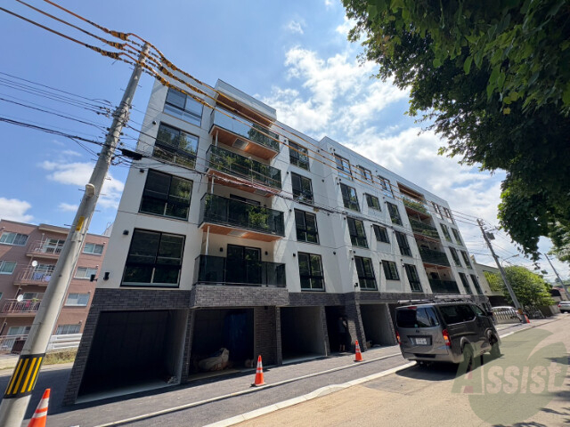 建物外観　「ＦＲＡＮＺ　ＴＳＵＫＩＳＡＭＵ　ＫＯＥＮ」完成予想パース