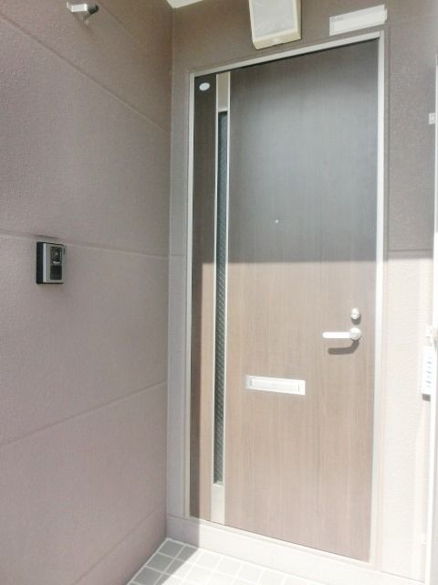 セキュリティ　モニタ付きのインターホン付き