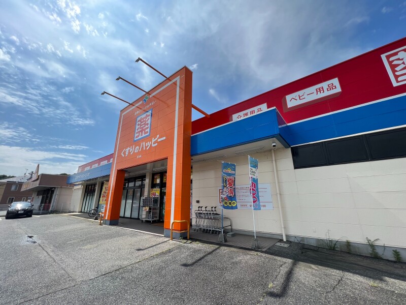 ドラックストア　くすりのハッピー宮田店（ドラッグストア）まで555m