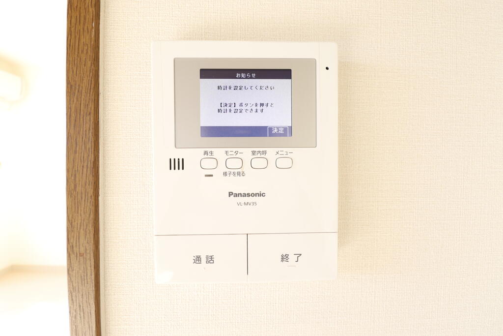 セキュリティ　モニターフォン付きです♪