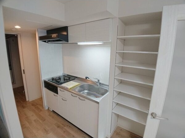 キッチン　嬉しいシステムキッチン付きです♪コンロを買わなくてもOK♪