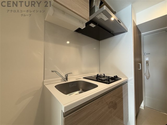 キッチン　2口ガスコンロ付で機能的なキッチンです！