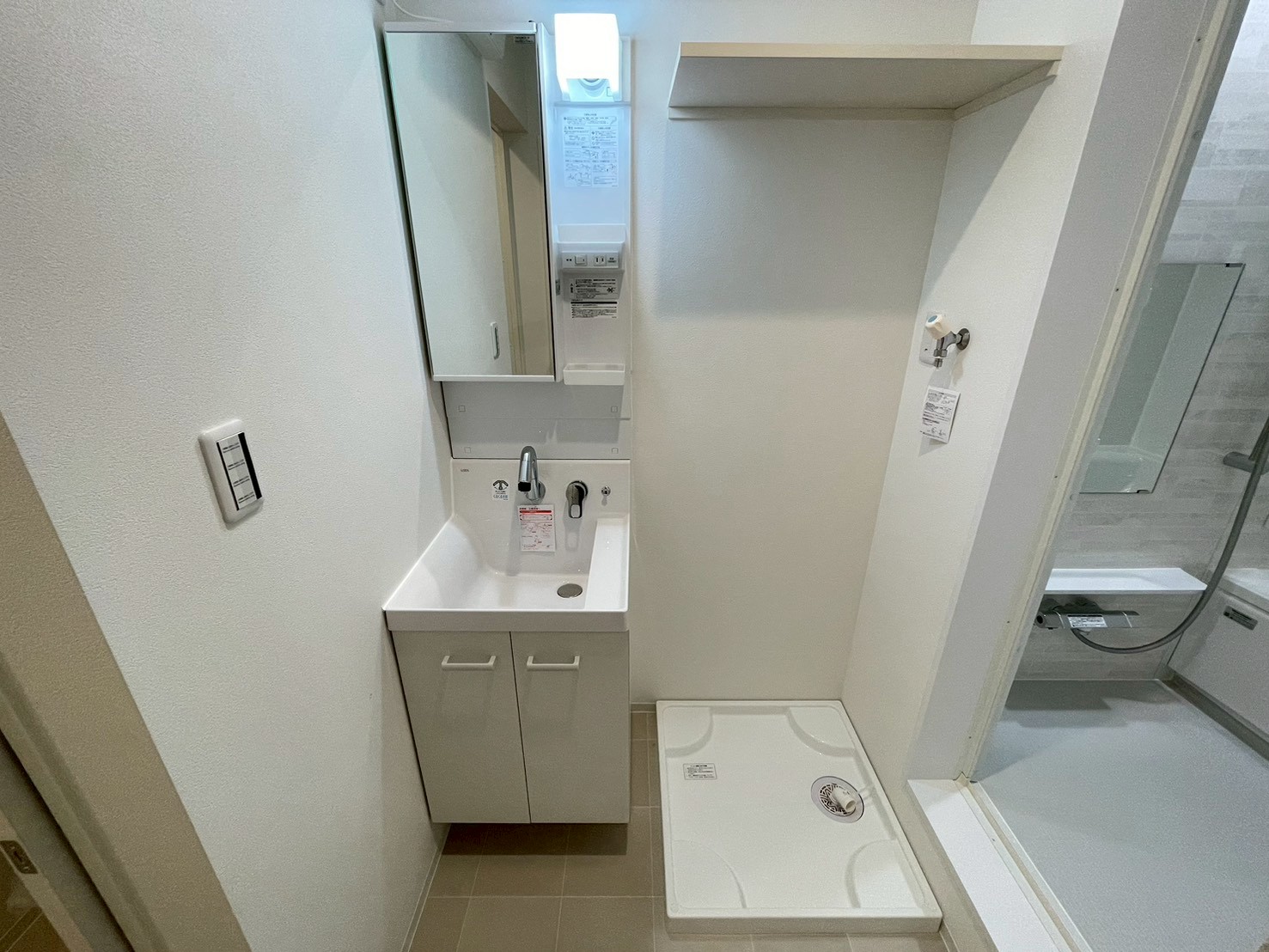 洗面設備　※写真は同施工会社の別物件のものとなります。ご参考ください。