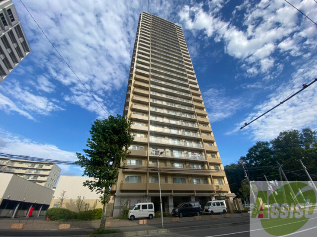 建物外観　札幌市中央区北３条西「知事公館前タワーレジデンス」