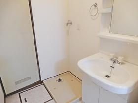 洗面設備　独立洗面台完備です。