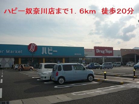 スーパー　ハピー奴奈川店（スーパー）まで1600m
