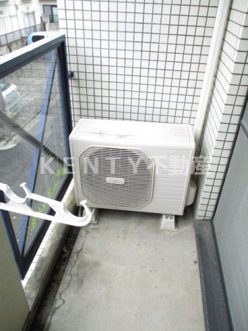 バルコニー　外からの目が気にならないバルコニーで洗濯物が干せます